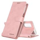 For Galaxy S20 Plus GOOSPERY BLUE MOON DIARY Crazy Horse Texture Horizontal Flip Leather Case With Bracket & Card Slot & Wallet(Pink) - 1