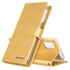 For Galaxy S20 Plus GOOSPERY BLUE MOON DIARY Crazy Horse Texture Horizontal Flip Leather Case With Bracket & Card Slot & Wallet(Gold) - 1