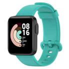 For Xiaomi MI Watch Lite / Redmi Watch Litchi Texture Leather Watch Band(Teal) - 1