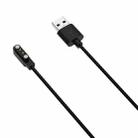 For Realme TechLife Watch Watch Magnetic Charging Cable Length: 1.2m(Black) - 1