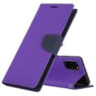 GOOSPERY FANCY DIARY For Galaxy S20+ Horizontal Flip PU Leather Case, with Holder & Card Slots & Wallet(Purple) - 1