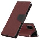 GOOSPERY FANCY DIARY For Galaxy S20+ Horizontal Flip PU Leather Case, with Holder & Card Slots & Wallet(Brown) - 1