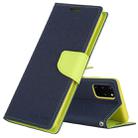 GOOSPERY FANCY DIARY For Galaxy S20+ Horizontal Flip PU Leather Case, with Holder & Card Slots & Wallet(Navy) - 1
