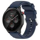 For Amazfit GTR 4 22mm Silicone Watch Band(Midnight Blue) - 1