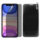 For iPhone 11 / XR 0.1mm 2.5D Full Cover Anti-spy Screen Protector Explosion-proof Hydrogel Film - 1