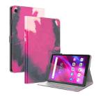 For Lenovo Tab M7 3rd Gen Watercolor Pattern Flip Leather Tablet Case(Berry Color) - 1