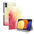 For Xiaomi Redmi Pad 5G Watercolor Pattern Flip Leather Tablet Case(Spring Cherry) - 1
