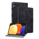 For Xiaomi Redmi Pad 5G Tiger Pattern Flip Leather Tablet Case(Black) - 1