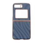 For Motorola Moto Razr 2022 Nano Electroplating Protective Phone Case(Ice Crystal Blue) - 1