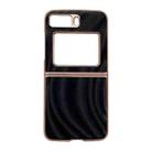 For Motorola Moto Razr 2022 Nano Electroplating Protective Phone Case(Black) - 1