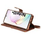 For Galaxy Note 10+ Multifunctional Detachable Magnetic Horizontal Flip Leather Case with Card Slots & Holder & Wallet & Photo Frame(Coffee) - 6