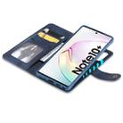 For Galaxy Note 10+ Multifunctional Detachable Magnetic Horizontal Flip Leather Case with Card Slots & Holder & Wallet & Photo Frame(Blue) - 7