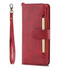 For Galaxy S9 Multifunctional Detachable Magnetic Horizontal Flip Leather Case with Card Slots & Holder & Wallet & Photo Frame(Red) - 2