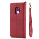For Galaxy S9 Multifunctional Detachable Magnetic Horizontal Flip Leather Case with Card Slots & Holder & Wallet & Photo Frame(Red) - 3