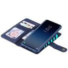 For Galaxy S9 Multifunctional Detachable Magnetic Horizontal Flip Leather Case with Card Slots & Holder & Wallet & Photo Frame(Blue) - 7