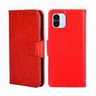 For Xiaomi Redmi A1 Crystal Texture Leather Phone Case(Red) - 1