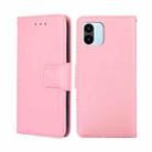 For Xiaomi Redmi A1 Crystal Texture Leather Phone Case(Pink) - 1