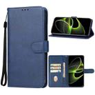 For Honor X40 GT Leather Phone Case(Blue) - 1