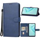 For Infinix Hot 20 Play Leather Phone Case(Blue) - 1
