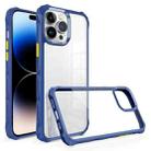 For iPhone 14 Pro Max Water Cube High Transparent Space Phone Case(Sapphire) - 1