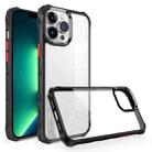 For iPhone 13 Pro Max Water Cube High Transparent Space Phone Case(Black) - 1