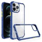 For iPhone 12 Pro Max Water Cube High Transparent Space Phone Case(Sapphire) - 1