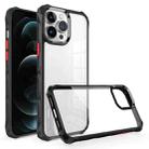 For iPhone 12 Pro Max Water Cube High Transparent Space Phone Case(Black) - 1