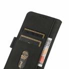 For Nokia G60 5G KHAZNEH Matte Texture Leather Phone Case(Black) - 6