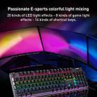 FOREV FVQ302 Mixed Color Wired Mechanical Gaming Illuminated Keyboard(White Pink) - 2