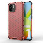 For Xiaomi Redmi A1 Shockproof Honeycomb PC + TPU Phone Case(Red) - 1