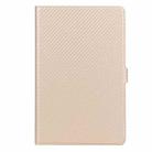 WY-1595A For Xiaomi Mi Pad 4 Plus / 10.1 inch 2018 Ultra-thin Carbon Fiber PU Leather Tablet PC Protective Cover with Multi-position Bracket Function(Gold) - 2