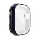 For Apple Watch 8 / 7 45mm All-inclusive Plating TPU Shockproof Case(Navy) - 1