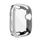 For Apple Watch 8 / 7 41mm All-inclusive Plating TPU Shockproof Case(Silvery) - 1