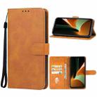 For Ulefone Armor 17 Pro Leather Phone Case(Brown) - 1