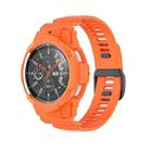 For Samsung Galaxy Watch4 Classic 46mm TPU Integrated Sport Watch Band(Orange) - 1