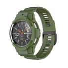 For Samsung Galaxy Watch4 Classic 46mm TPU Integrated Sport Watch Band(Army Green) - 1