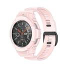 For Samsung Galaxy Watch4 Classic 46mm TPU Integrated Sport Watch Band(Sand Pink) - 1