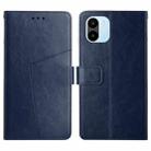 For Xiaomi Redmi A1 HT01 Y-shaped Pattern Flip Leather Phone Case(Blue) - 1