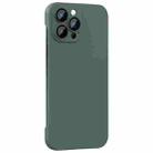 For iPhone 14 Pro Rimless PC Phone Case with Lens Film(Green) - 1