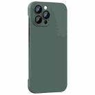 For iPhone 13 Pro Max Rimless PC Phone Case with Lens Film(Green) - 1