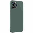 For iPhone 12 Pro Rimless PC Phone Case with Lens Film(Green) - 1