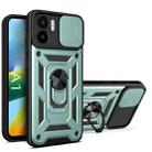 For Xiaomi Redmi A1 4G Sliding Camera Cover Design TPU+PC Phone Case(Green) - 1