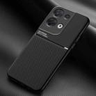 For OPPO Reno8 Pro+ / Reno8 Pro Global Classic Tilt Magnetic Phone Case(Black) - 1