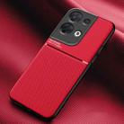 For OPPO Reno8 Pro+ / Reno8 Pro Global Classic Tilt Magnetic Phone Case(Red) - 1