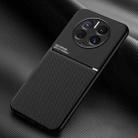 For Huawei Mate 50 Pro Classic Tilt Magnetic Phone Case(Black) - 1