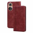 For Honor X7/Play 30 Plus Frosted Business Magnetic Horizontal Flip PU Phone Case(Brown) - 1