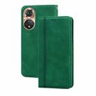 For Honor X7/Play 30 Plus Frosted Business Magnetic Horizontal Flip PU Phone Case(Green) - 1