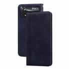 For Xiaomi Poco M4 Pro 4G Frosted Business Magnetic Horizontal Flip PU Phone Case(Black) - 1