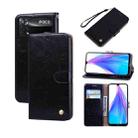 For Xiaomi Poco M4 Pro 4G Oil Wax Texture Leather Phone Case(Black) - 1