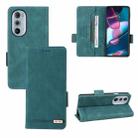 For Motorola Edge X30 / Edge 30 Pro / Edge+ 2022 Magnetic Clasp Leather Phone Case(Green) - 1